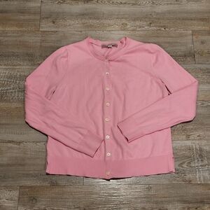 Ann Taylor LOFT Long Sleeve Button Up Cardigan Blouse Top Womens Size Medium